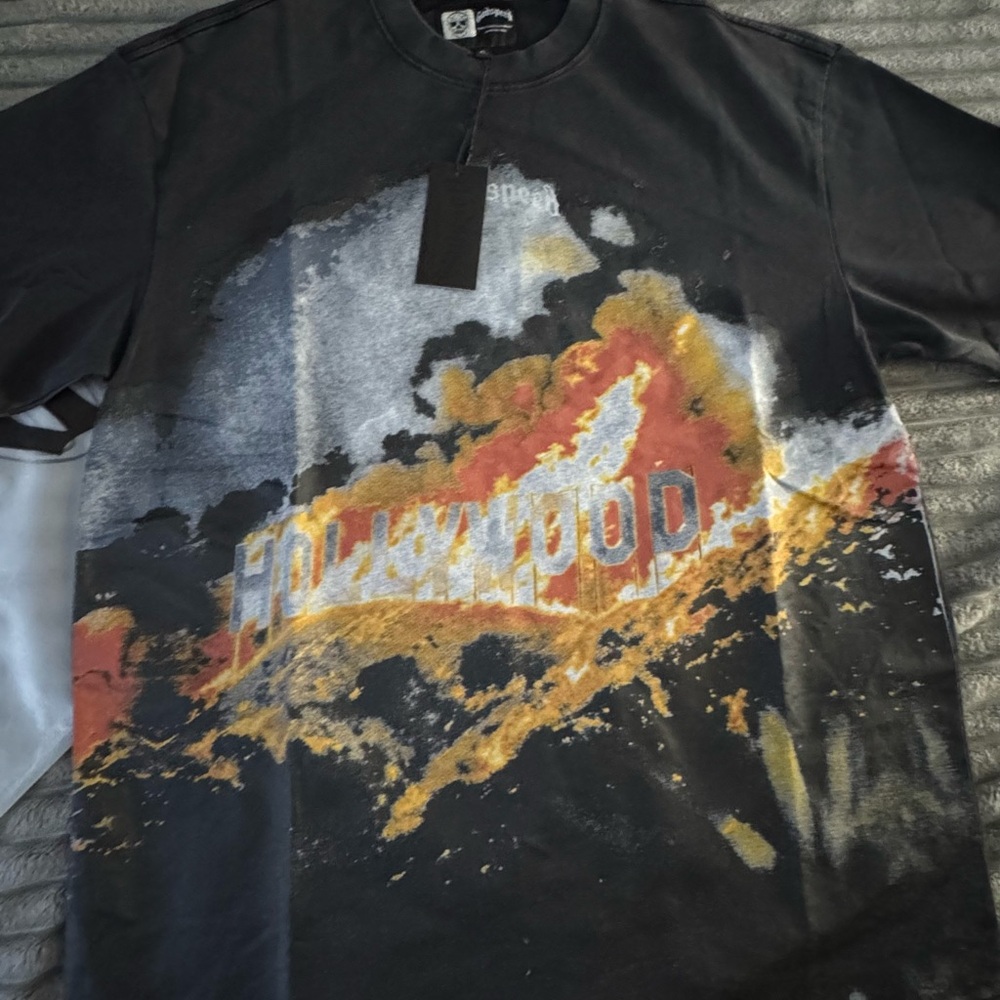 Godspeed Hollywood Sign Burning